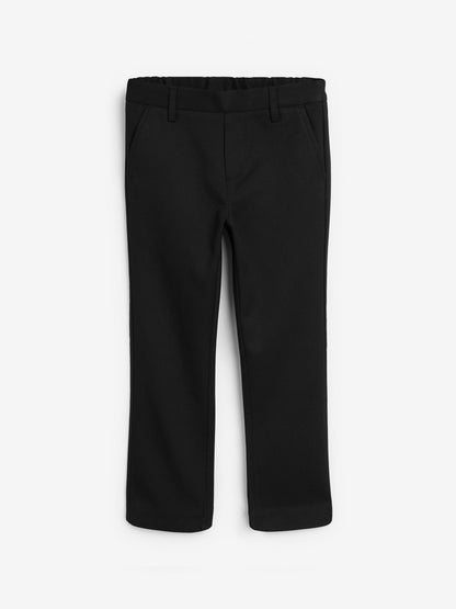 Dsiney Kidz - Black School Pull On Waist Straight Trousers (3-17yrs) image 1