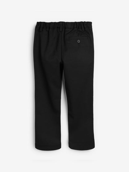 Dsiney Kidz - Black School Pull On Waist Straight Trousers (3-17yrs) image 2