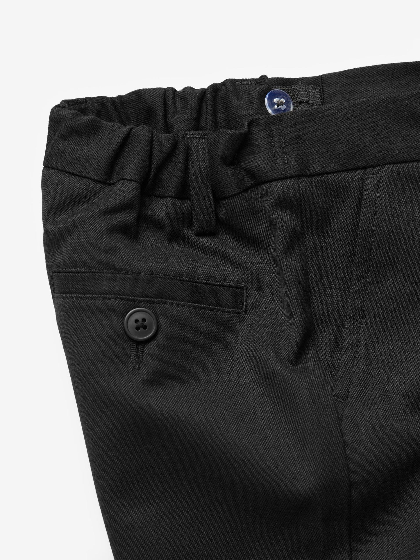 Dsiney Kidz - Black School Pull On Waist Straight Trousers (3-17yrs) image 5