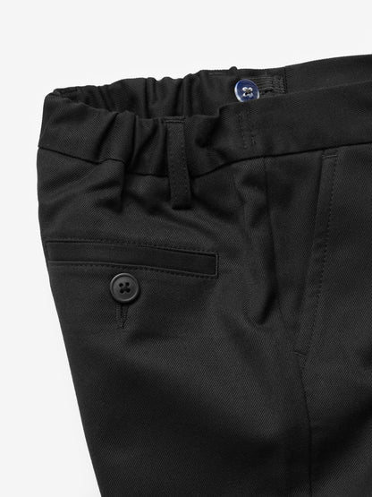 Dsiney Kidz - Black School Pull On Waist Straight Trousers (3-17yrs) image 5