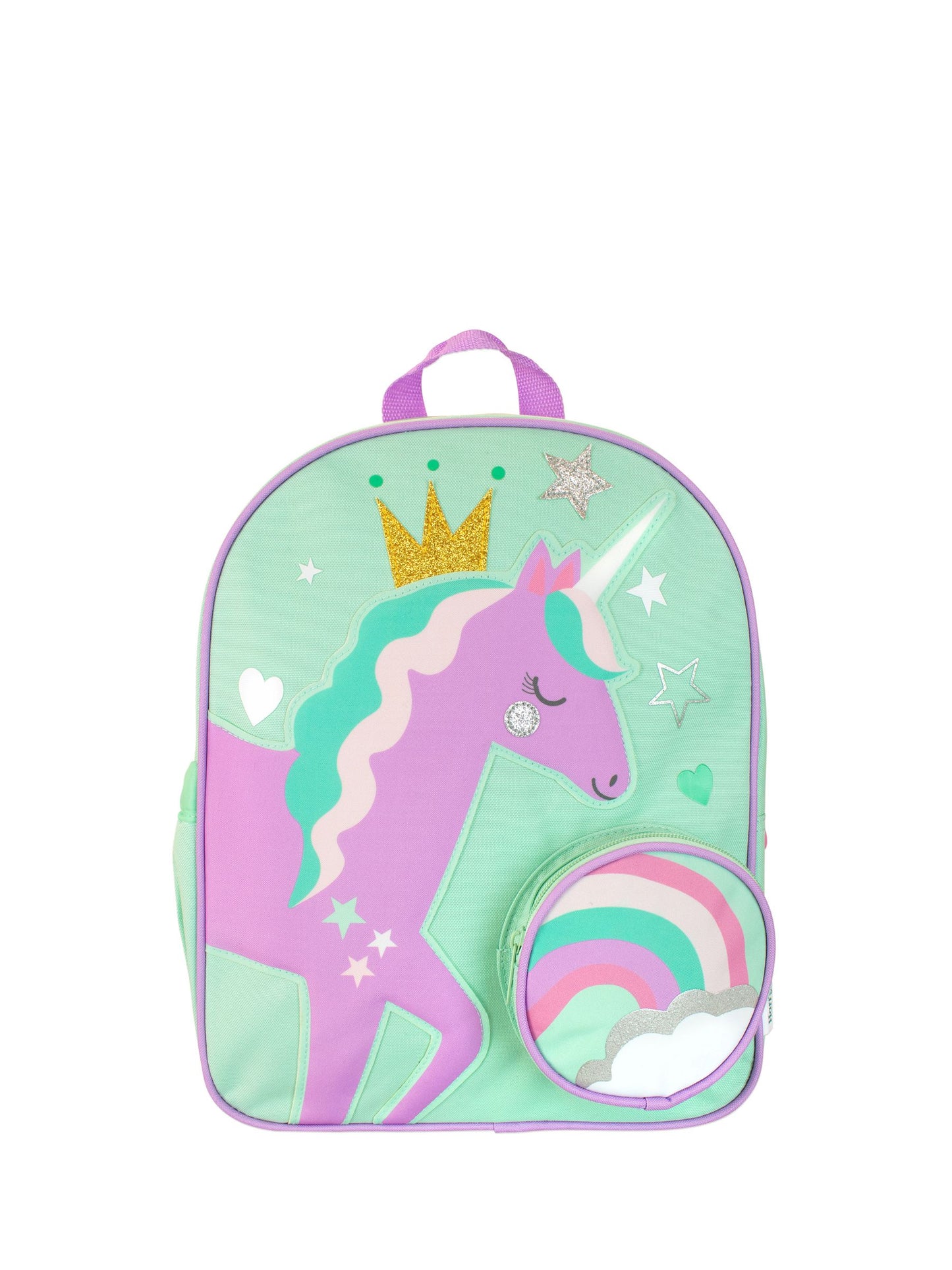 Harry Bear Green Unicorn Animal Print Backpack image 1