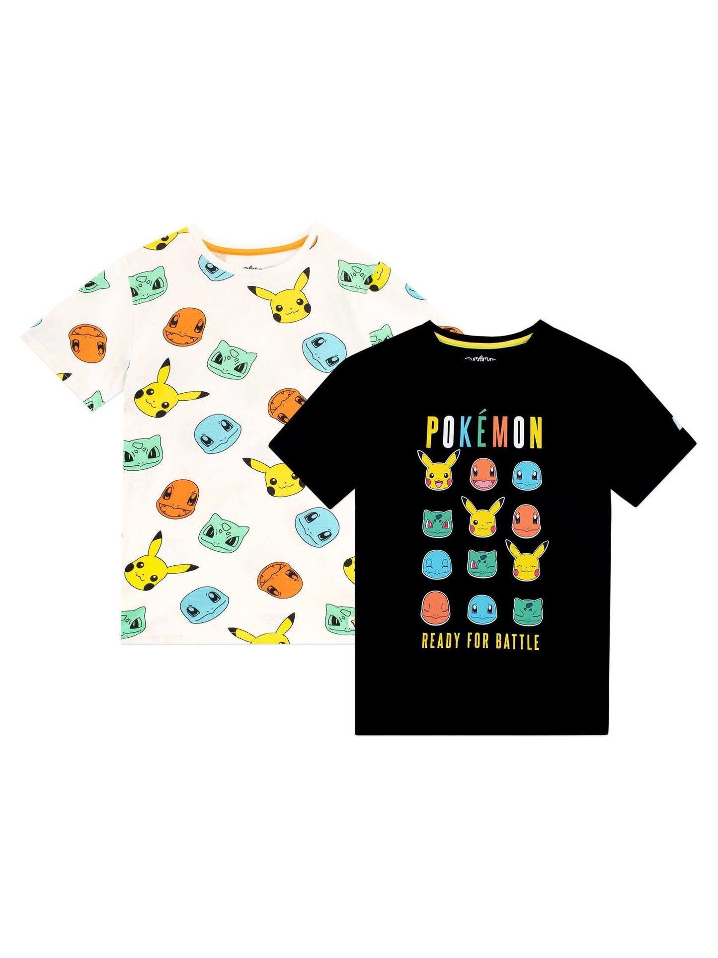 Dsiney Kidz - Character Green Pokémon 2 Multipack Short Sleeve 100% Cotton T-Shirt image 1