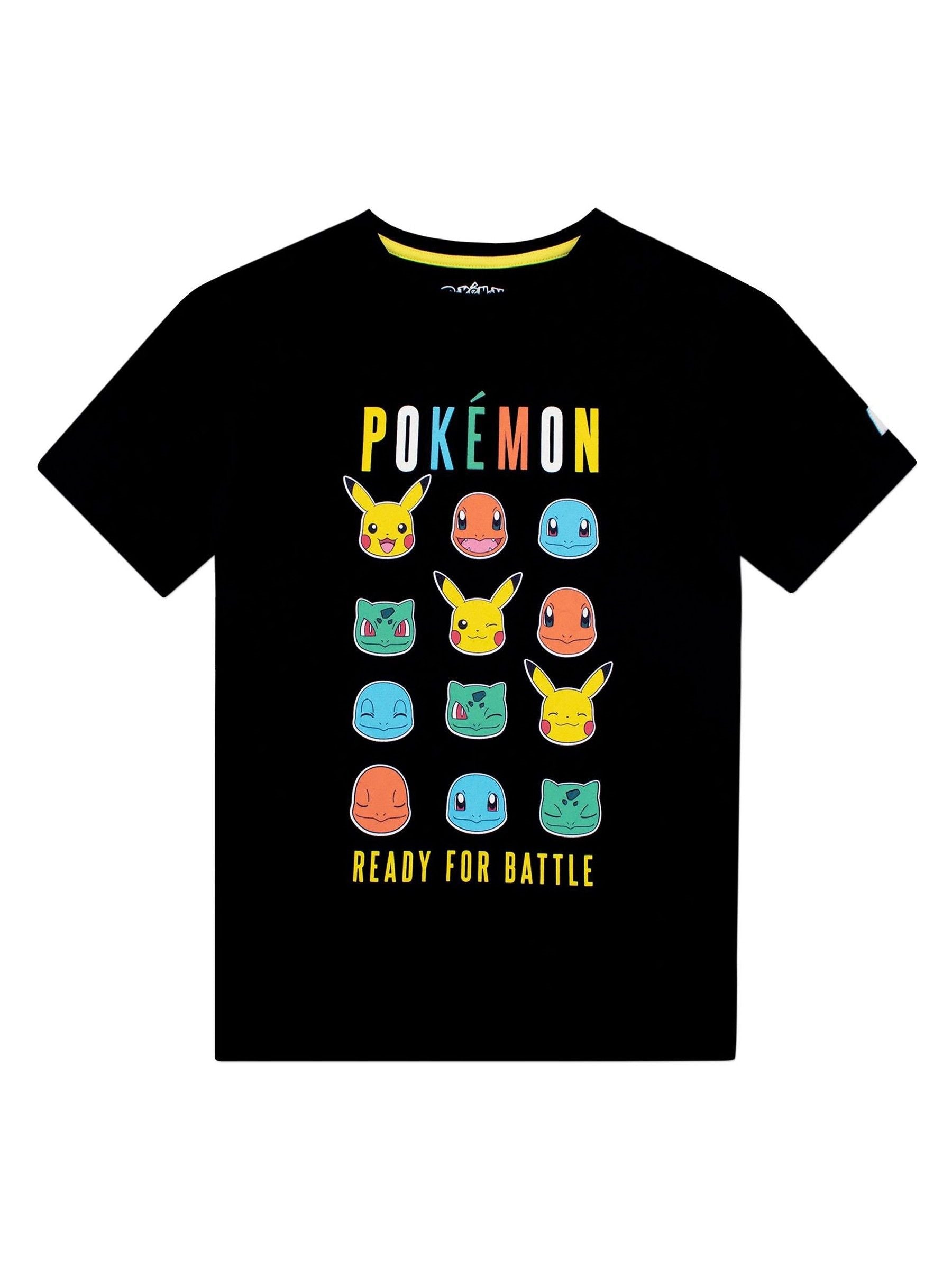 Dsiney Kidz - Character Green Pokémon 2 Multipack Short Sleeve 100% Cotton T-Shirt image 2