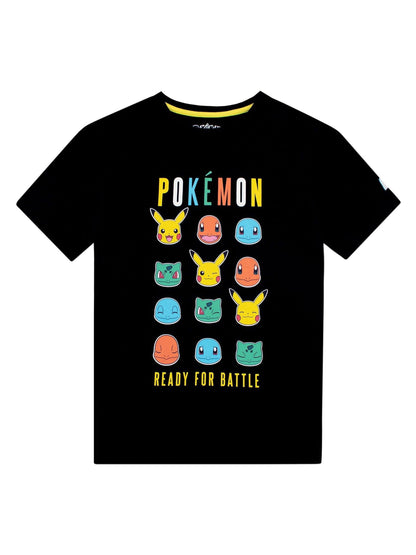 Dsiney Kidz - Character Green Pokémon 2 Multipack Short Sleeve 100% Cotton T-Shirt image 2