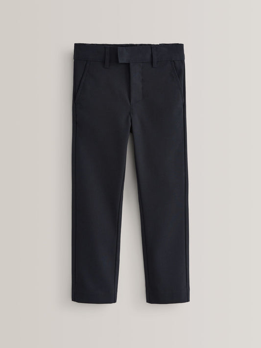Disney Kidz - Navy Slim Waist Skinny Leg School Formal Trousers (3-17yrs) image 1