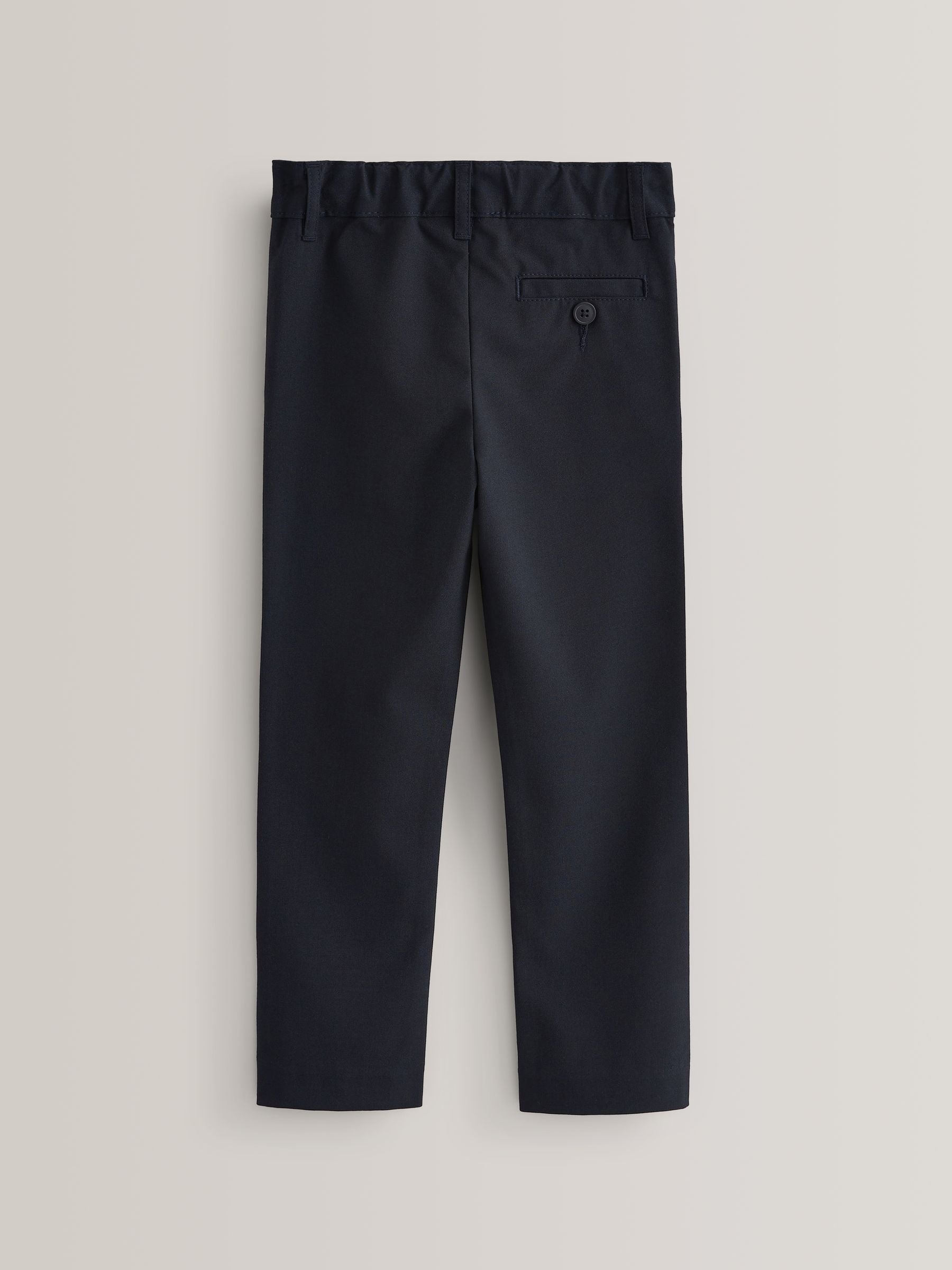 Dsiney Kidz - Navy Slim Waist Skinny Leg School Formal Trousers (3-17yrs) image 2