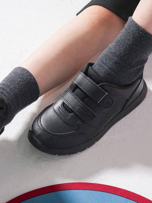 Toezone Black Pokemon Character Rip Tape School Shoes image 2