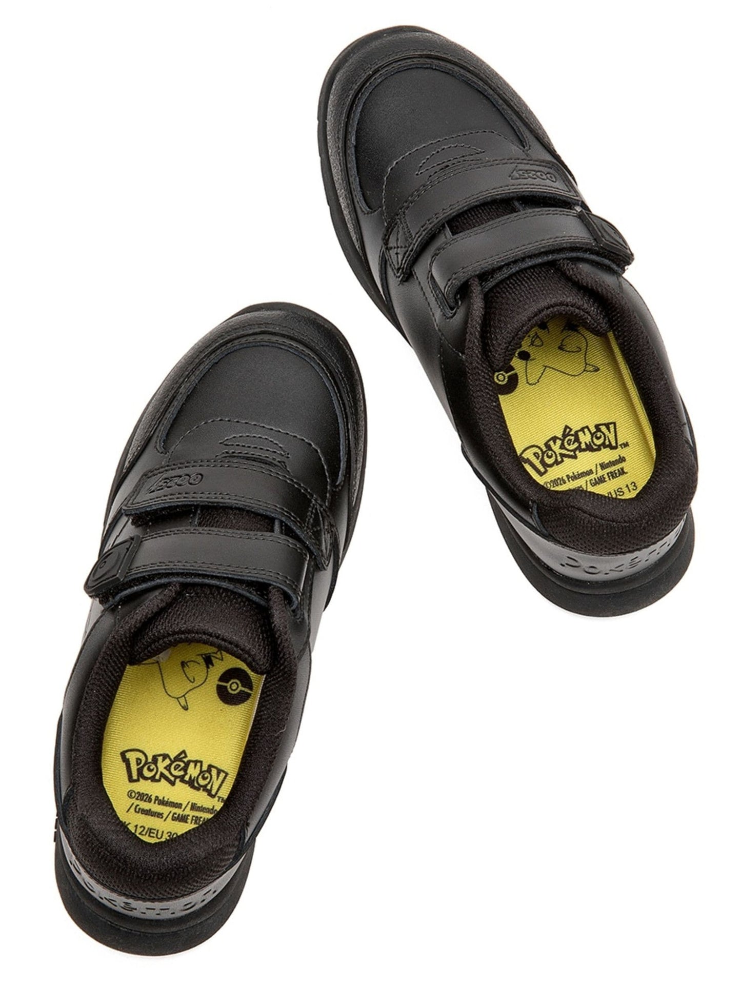 Toezone Black Pokemon Character Rip Tape School Shoes image 6