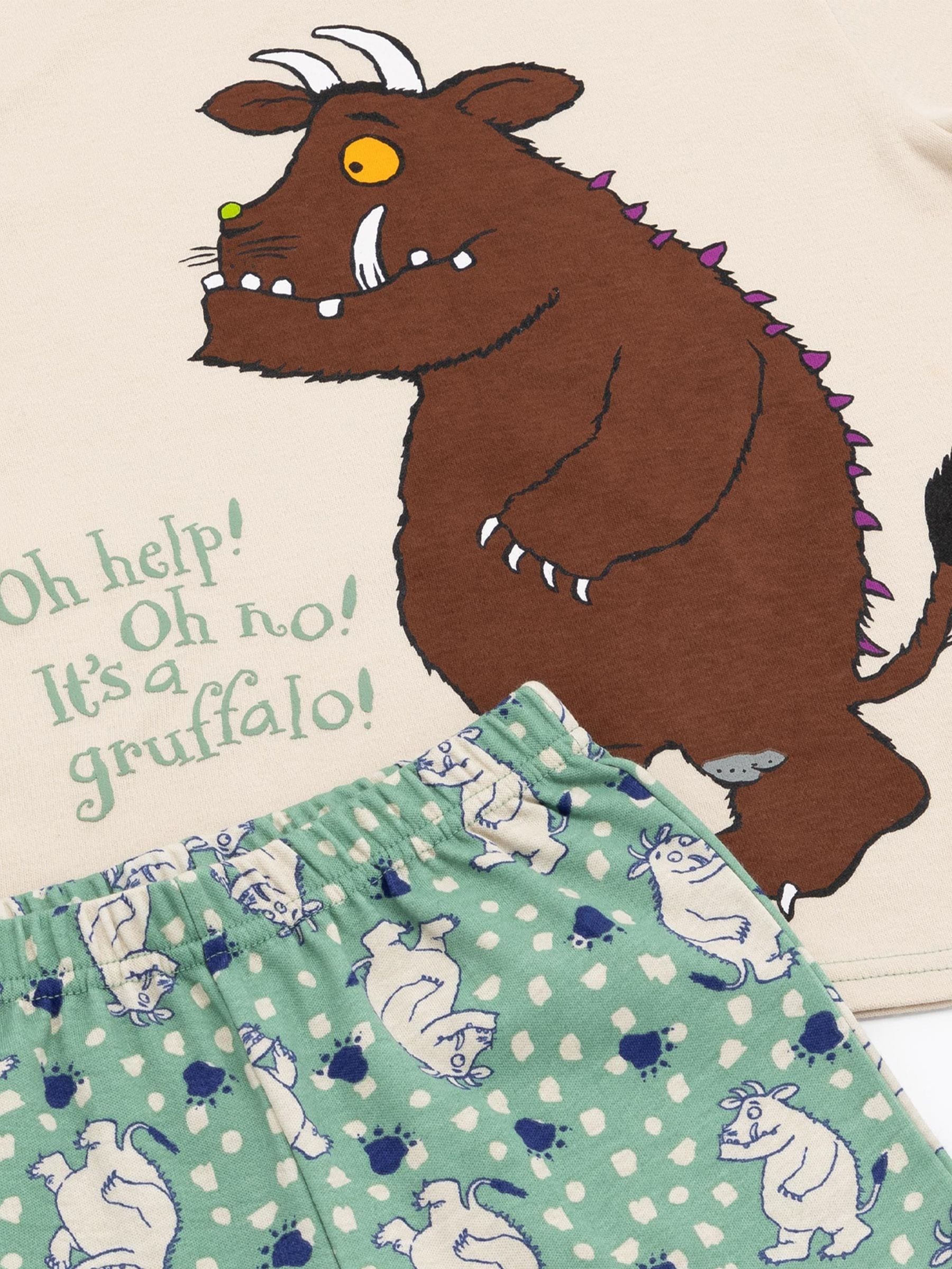 Dsiney Kidz - Vanilla Underground Green Gruffalo Kids Shorts Pyjamas 2 Pack Set image 4