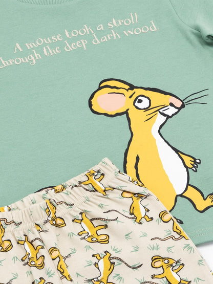 Dsiney Kidz - Vanilla Underground Green Gruffalo Kids Shorts Pyjamas 2 Pack Set image 5