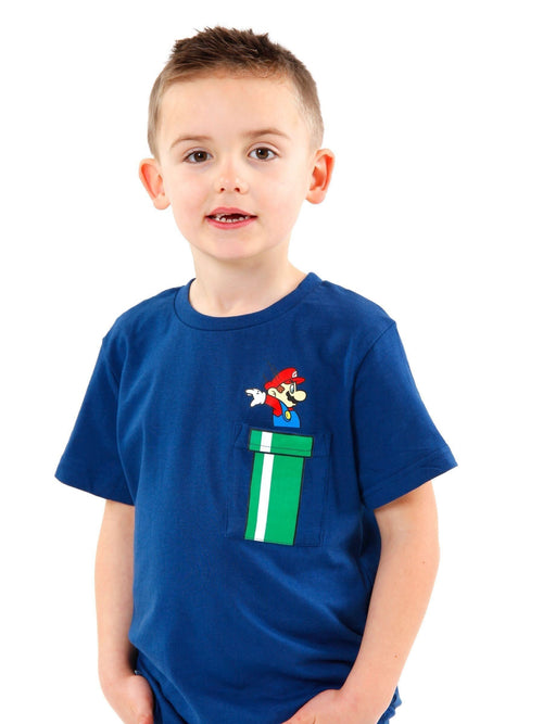 Character Blue Super Mario 100% Cotton T-Shirt image 1