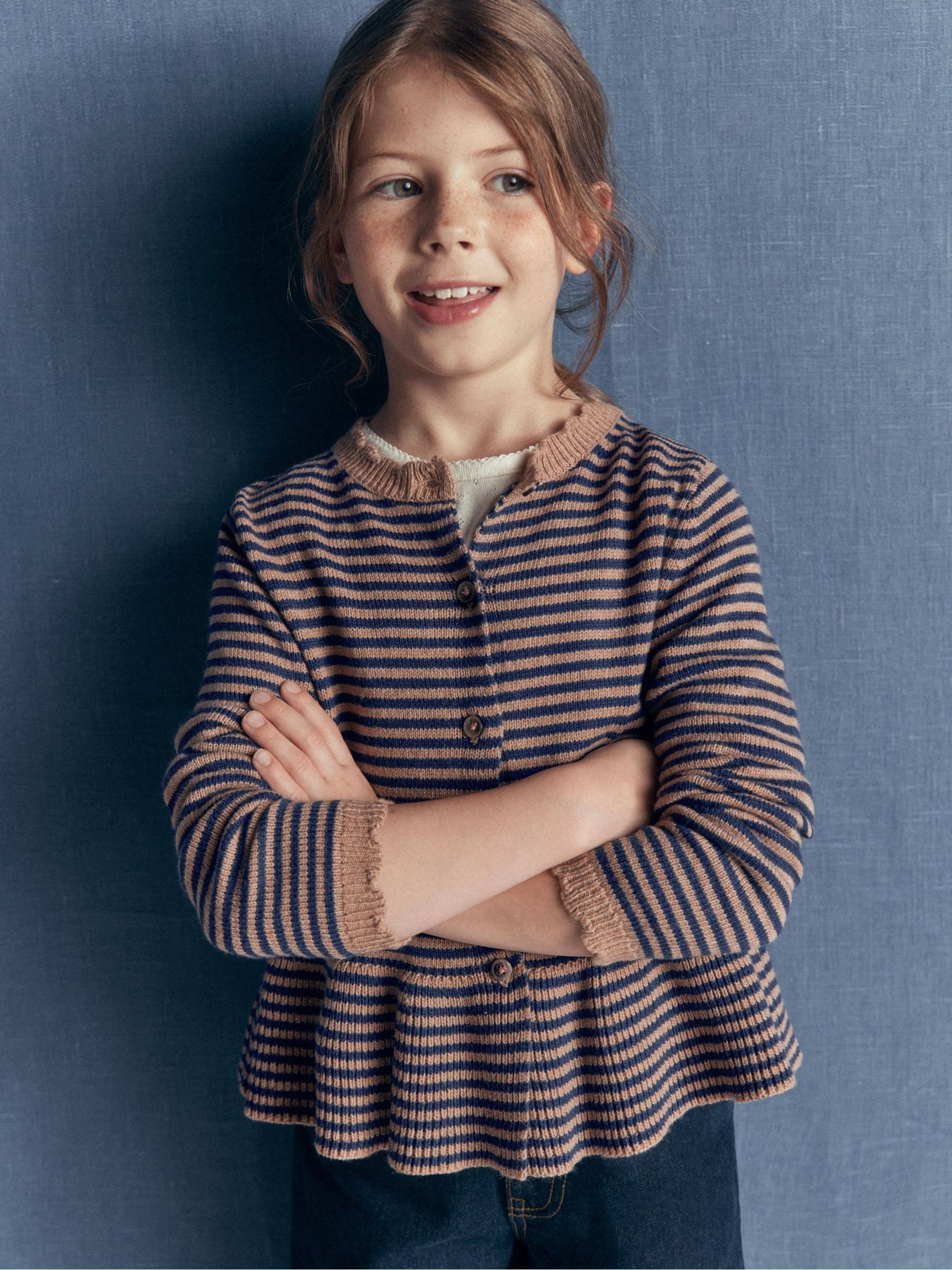 Dsiney Kidz - Boden Brown Pretty Peplum Cardigan image 1