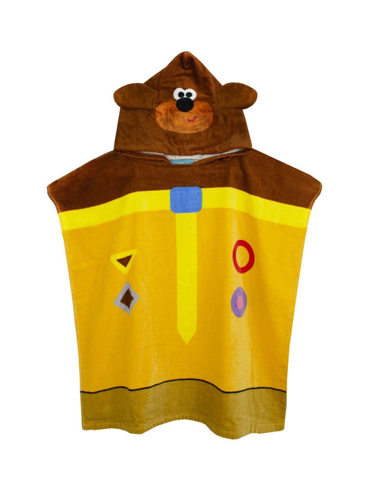 Vanilla Underground Yellow Hey Duggee 100% Cotton Character Towel Poncho image 1