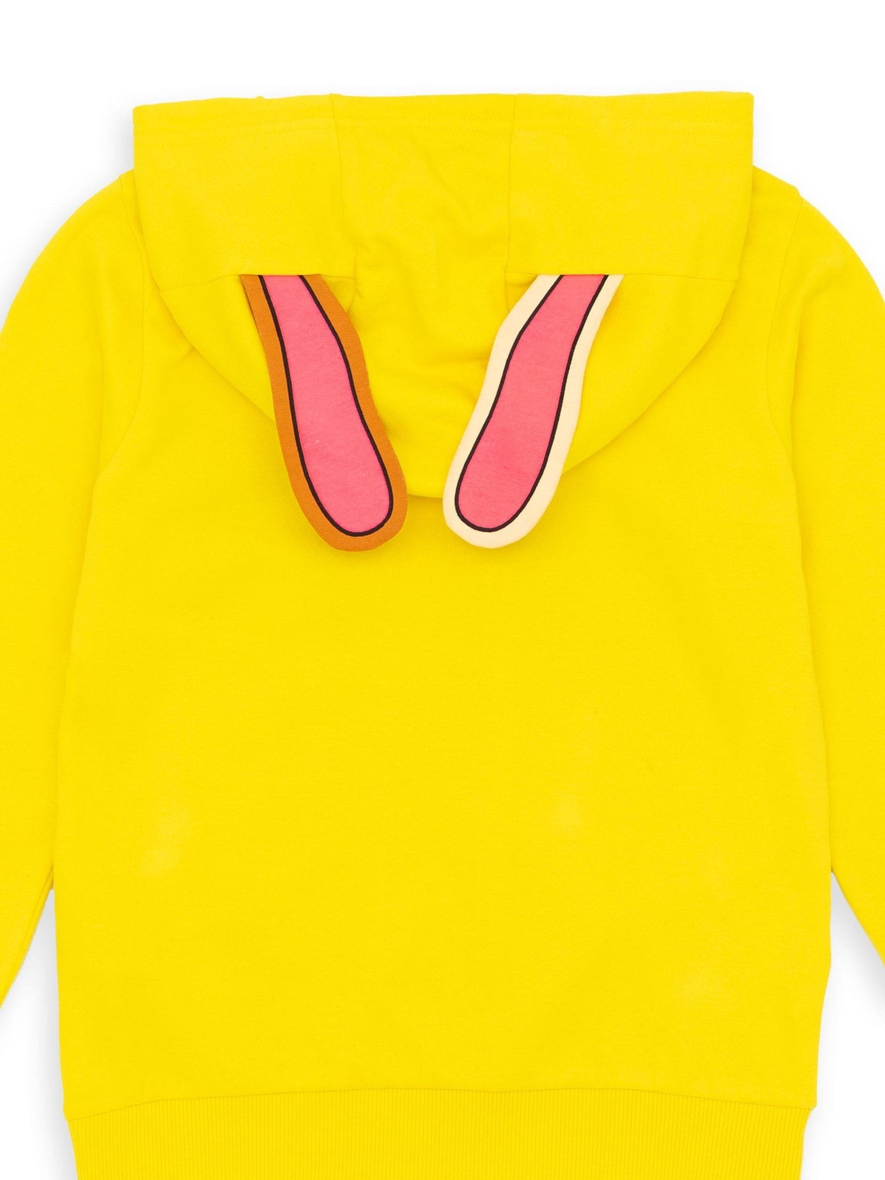 Dsiney Kidz - Vanilla Underground Yellow Paw Patrol Character 100% Cotton Hoodie image 2