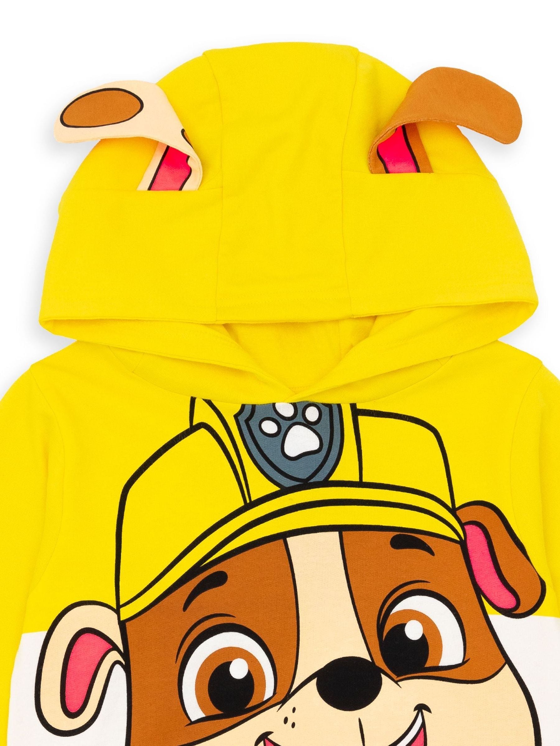 Dsiney Kidz - Vanilla Underground Yellow Paw Patrol Character 100% Cotton Hoodie image 4