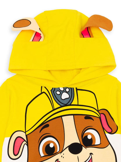 Dsiney Kidz - Vanilla Underground Yellow Paw Patrol Character 100% Cotton Hoodie image 4
