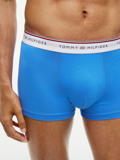 Dsiney Kidz - Tommy Hilfiger Black Global Stripe Logo Waistband Trunks 3 Pack image 5