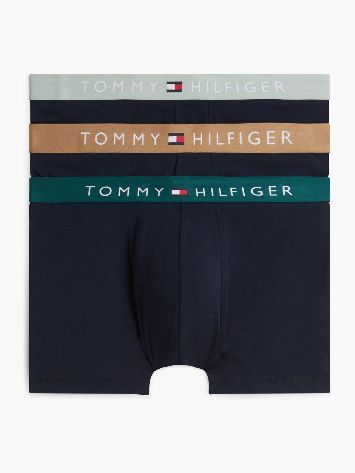Dsiney Kidz - Tommy Hilfiger Blue TH Original Contrast Waistband Boxer Briefs 3-Pack image 1