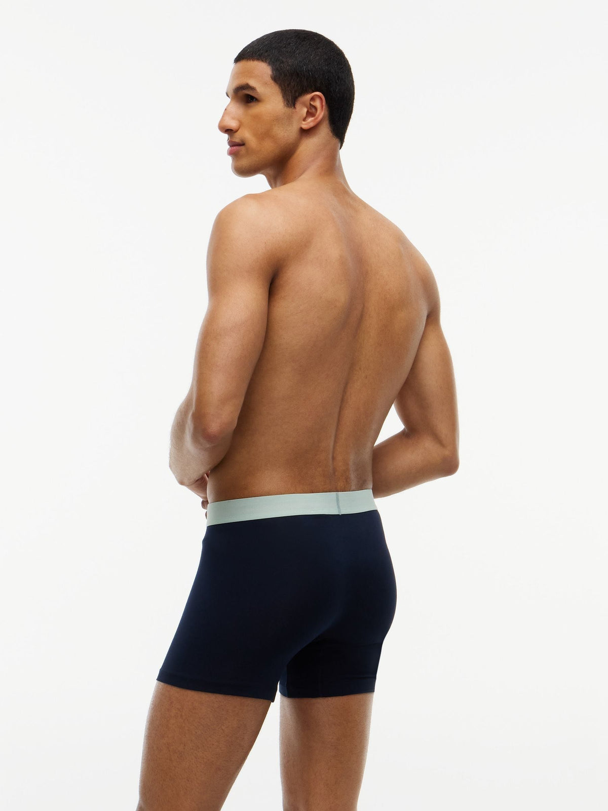 Dsiney Kidz - Tommy Hilfiger Blue TH Original Contrast Waistband Boxer Briefs 3-Pack image 3