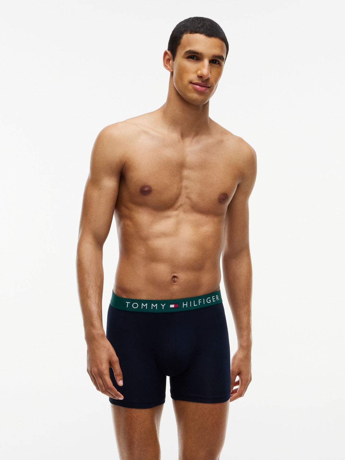 Dsiney Kidz - Tommy Hilfiger Blue TH Original Contrast Waistband Boxer Briefs 3-Pack image 5