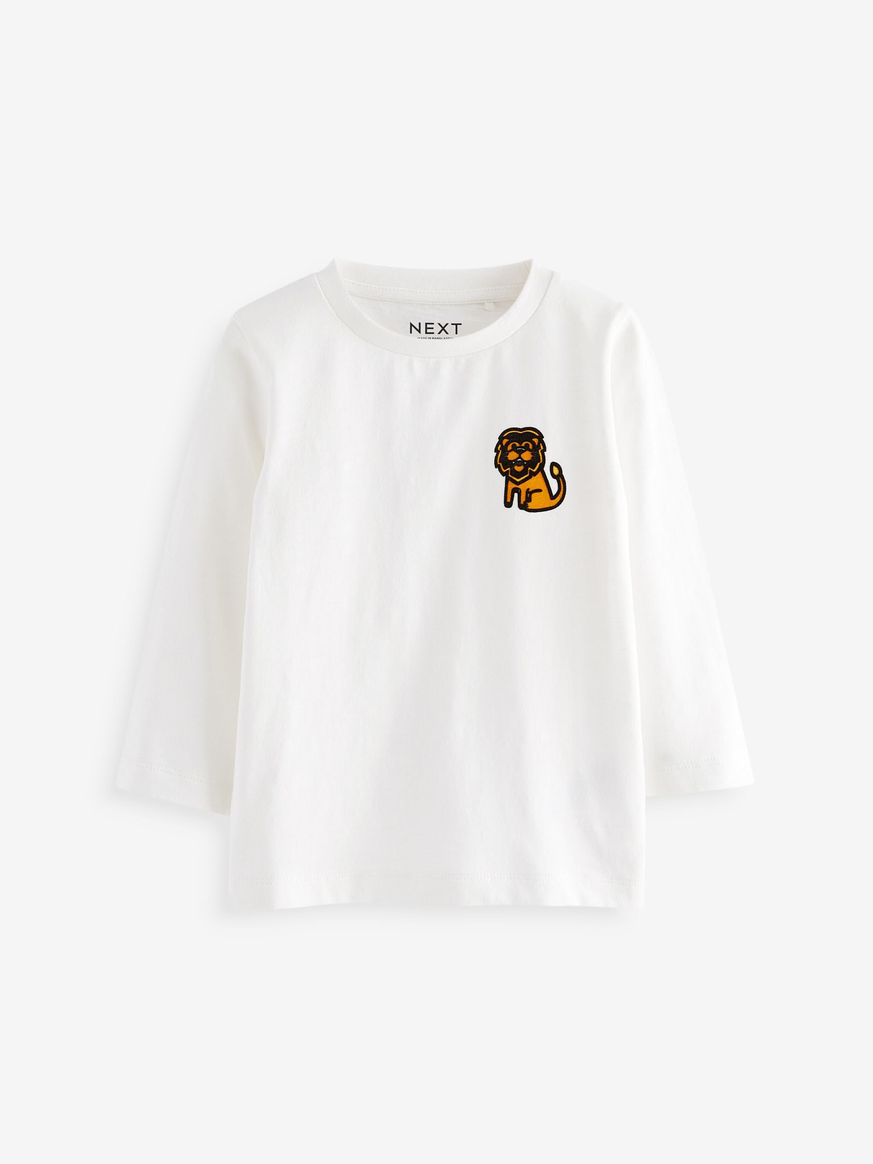 Multi Animal Long Sleeve T-Shirts 5 Pack (3mths-7yrs) image 6