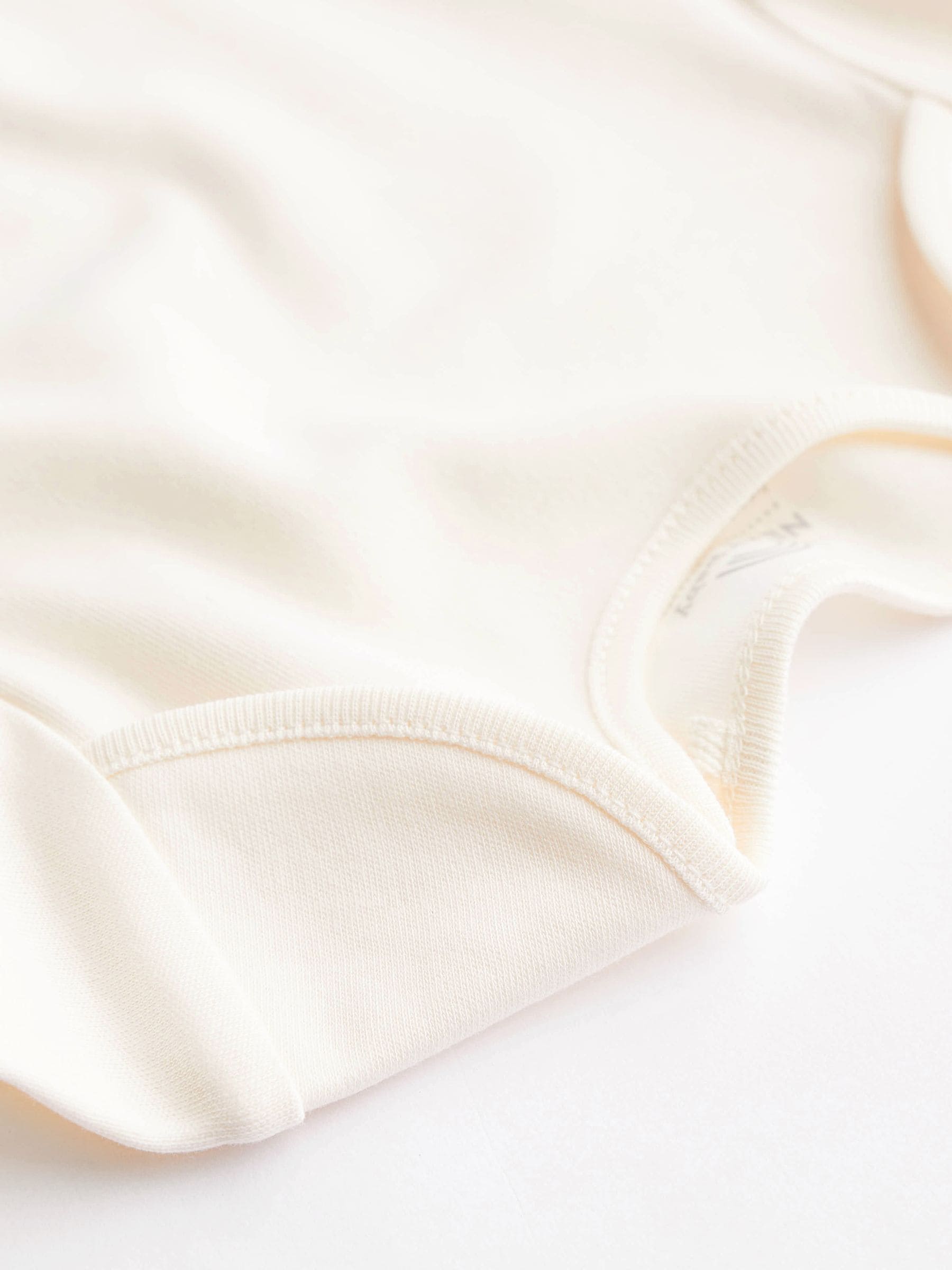 Cream Essential Baby Long Sleeve Bodysuits 5 Pack image 6