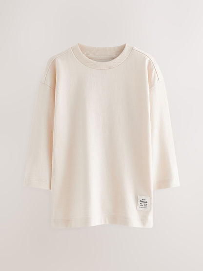 Multi Plain Long Sleeve T-Shirts 5 Pack (3mths-7yrs) image 5