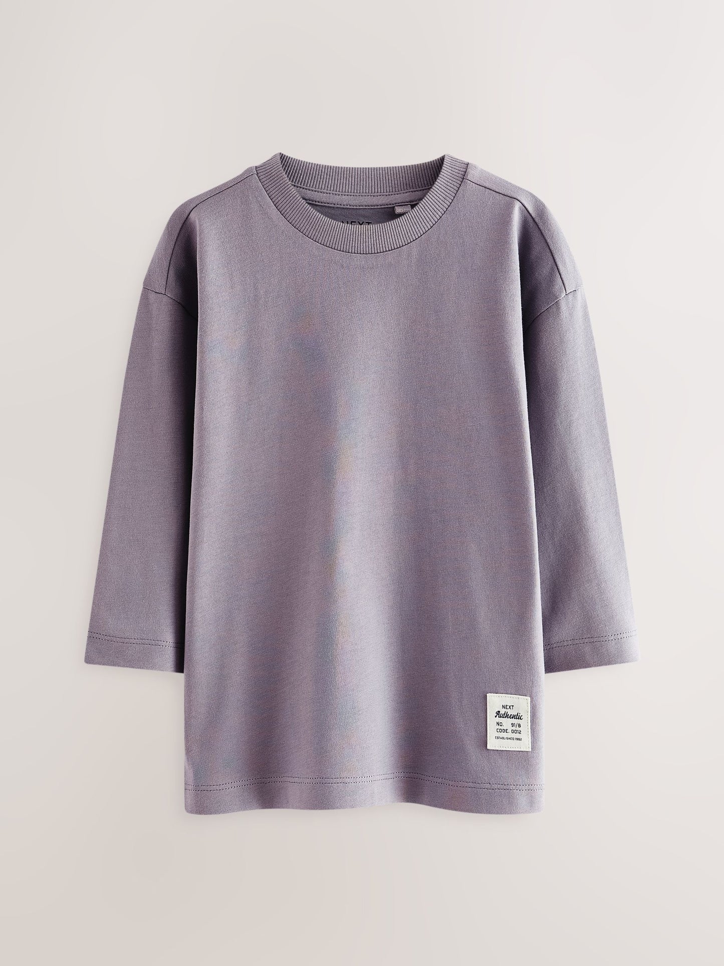 Multi Plain Long Sleeve T-Shirts 5 Pack (3mths-7yrs) image 7