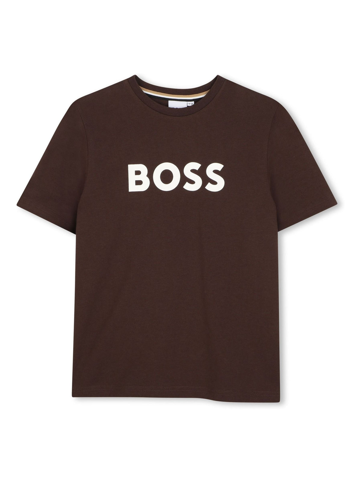 Dsiney Kidz - BOSS Brown Logo Short Sleeve T-Shirt image 1