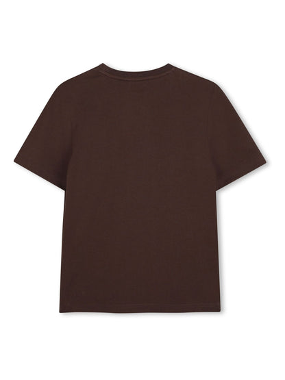 Dsiney Kidz - BOSS Brown Logo Short Sleeve T-Shirt image 2