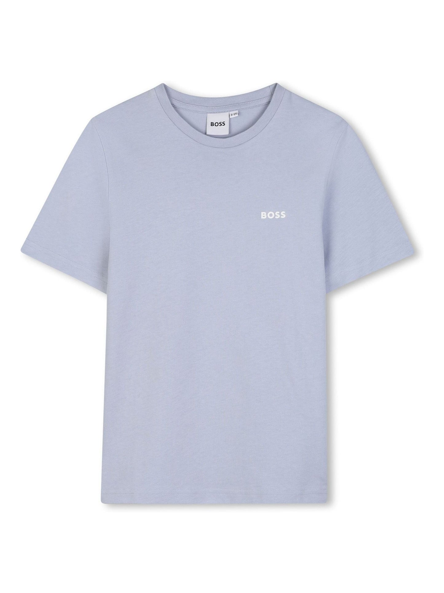 Dsiney Kidz - BOSS Navy Blue/Blue Chest Logo T-Shirts 2 Pack image 3