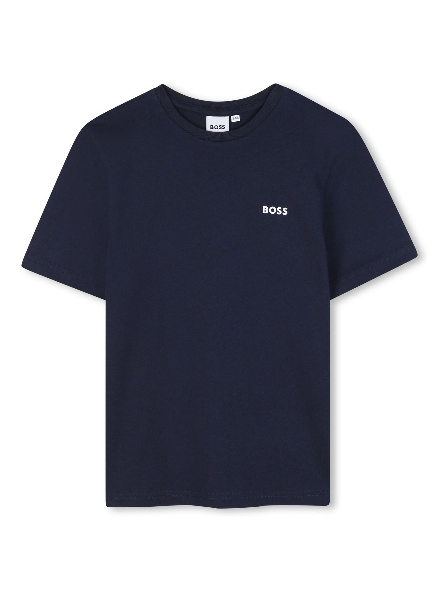 Dsiney Kidz - BOSS Navy Blue/Blue Chest Logo T-Shirts 2 Pack image 4