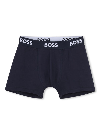 Dsiney Kidz - BOSS Blue/Navy/Grey Boxers 3 Pack image 5