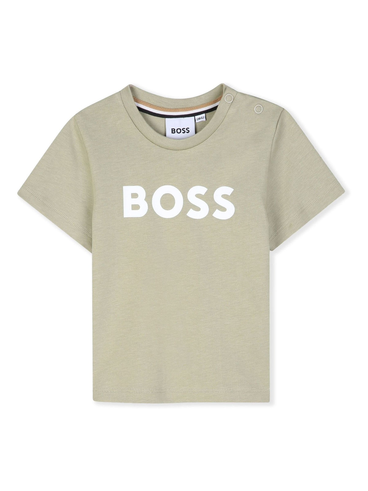Dsiney Kidz - BOSS Green Cotton Short Sleeve T-Shirt image 1