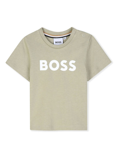 Dsiney Kidz - BOSS Green Cotton Short Sleeve T-Shirt image 1
