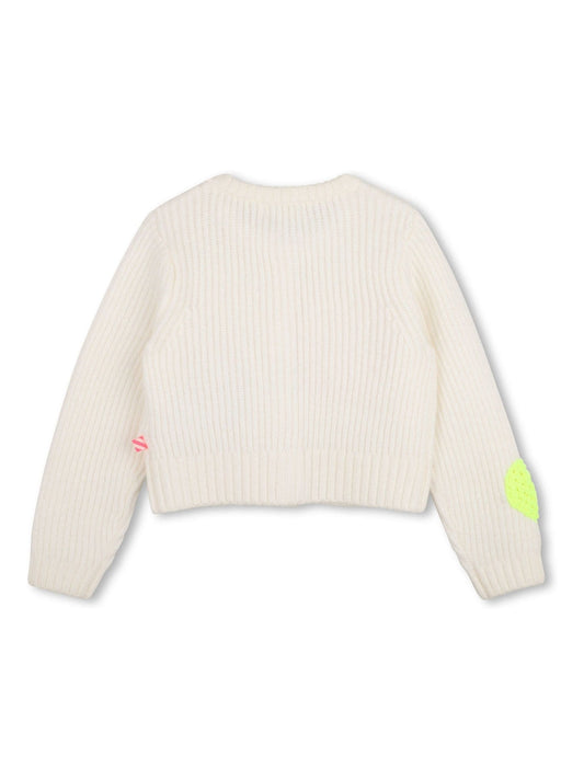 Dsiney Kidz - Billieblush Cream Knitted Cardigan image 2