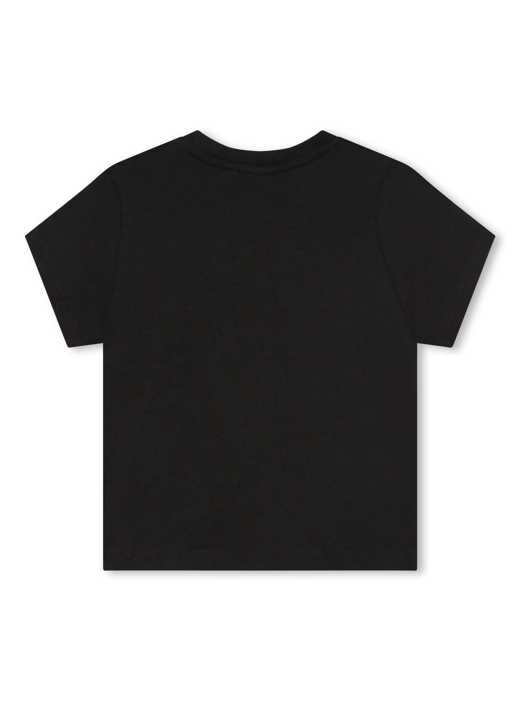 Dsiney Kidz - BOSS Black Cotton Jersey Short Sleeve T-Shirt image 2