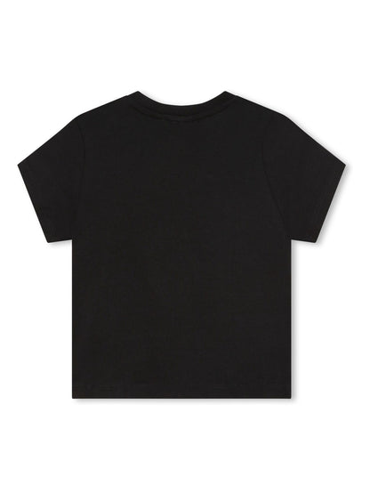 Dsiney Kidz - BOSS Black Cotton Jersey Short Sleeve T-Shirt image 2