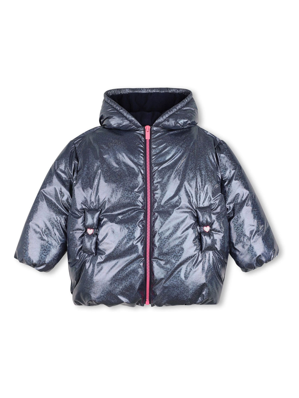 Dsiney Kidz - Billieblush Blue Hooded Puffer Jacket image 1