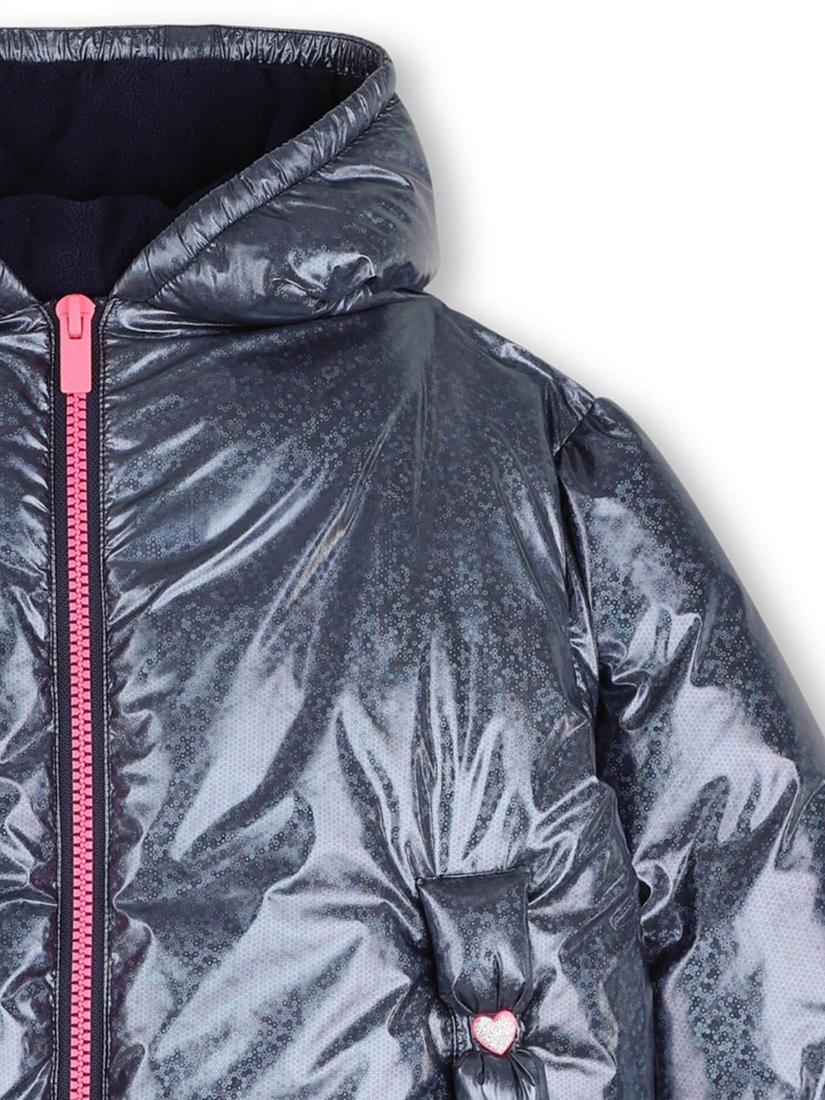 Dsiney Kidz - Billieblush Blue Hooded Puffer Jacket image 3