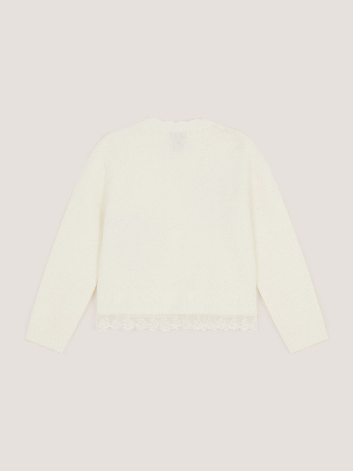 Monsoon Cream Embellished Bow Cardigan - image 2