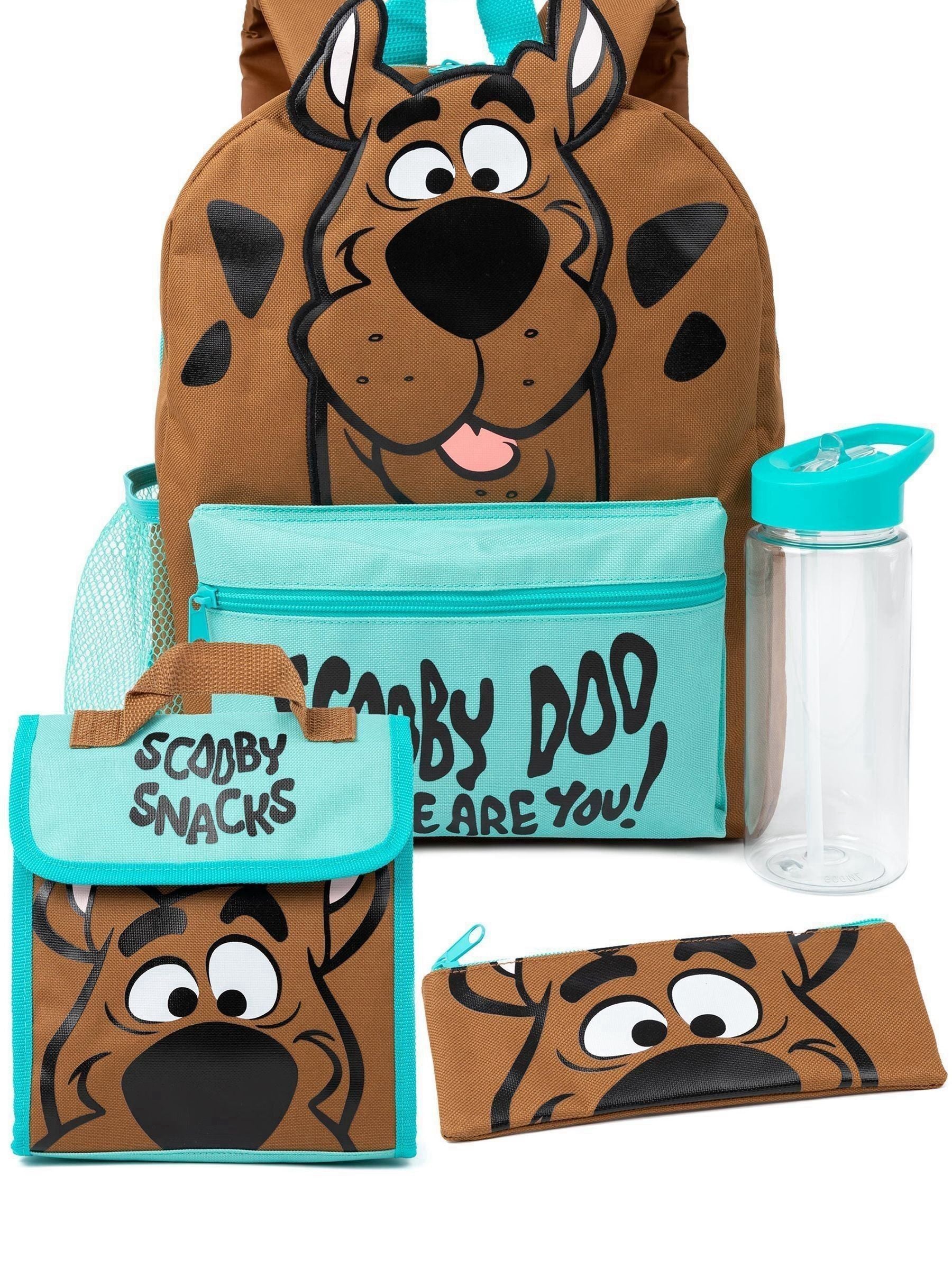 Vanilla Underground Brown Scooby Doo Unisex Kids 4 Piece Backpack Set image 1