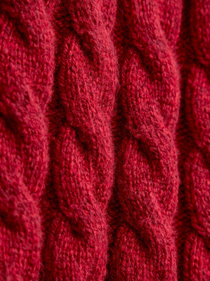 JoJo Maman Bébé Dark Red Reindeer Fairisle Christmas Jumper - image 4