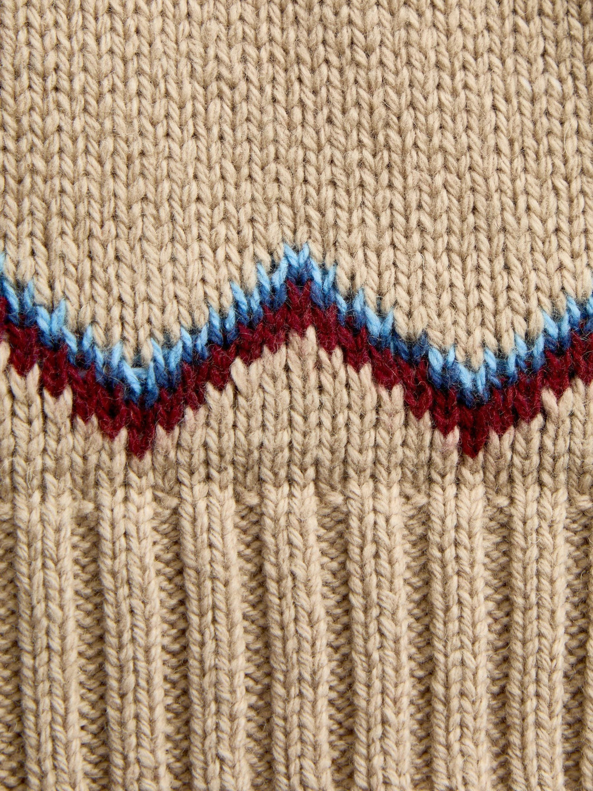 JoJo Maman Bébé Natural Nordic Half Zip Knitted Jumper - image 5