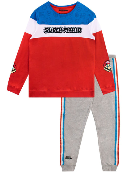 Dsiney Kidz - Character Orange/Grey 100% Cotton Super Mario Joggers Set image 7