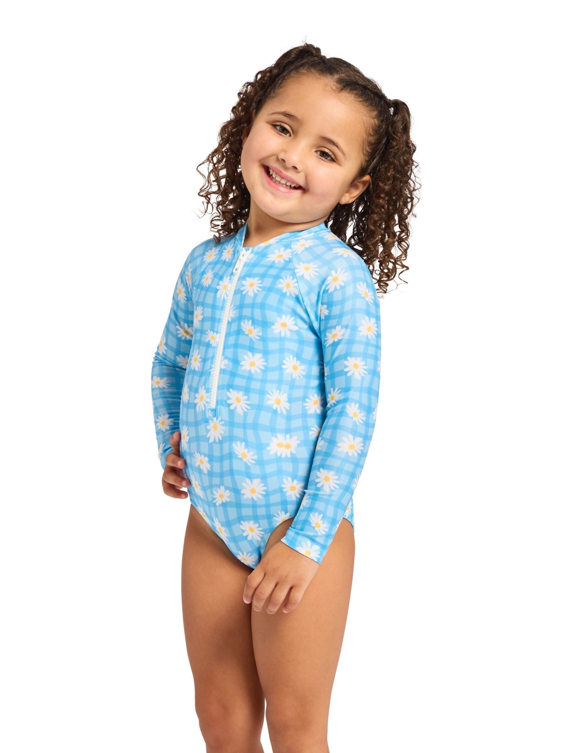 Dsiney Kidz - Zoggs Blue Kids Girls Paddle Swimsuit image 3
