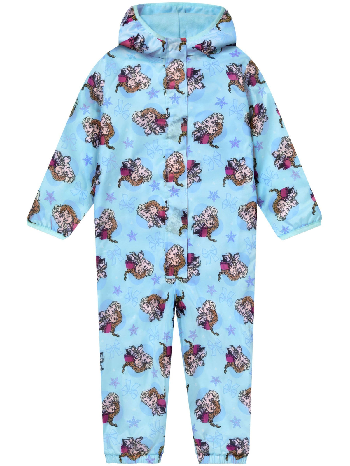Character Blue Disney Frozen Anna & Elsa Puddlesuit - image 8