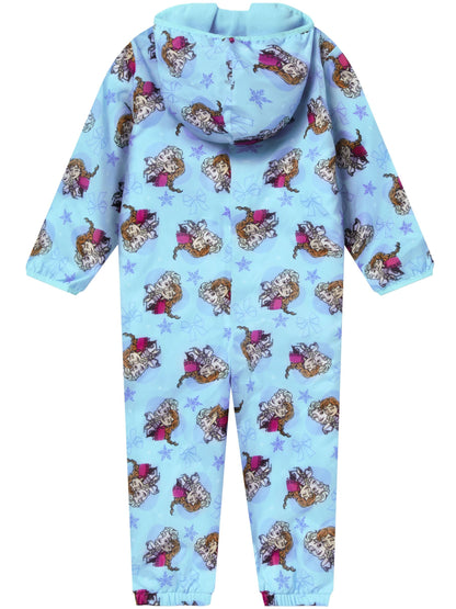 Character Blue Disney Frozen Anna & Elsa Puddlesuit - image 9