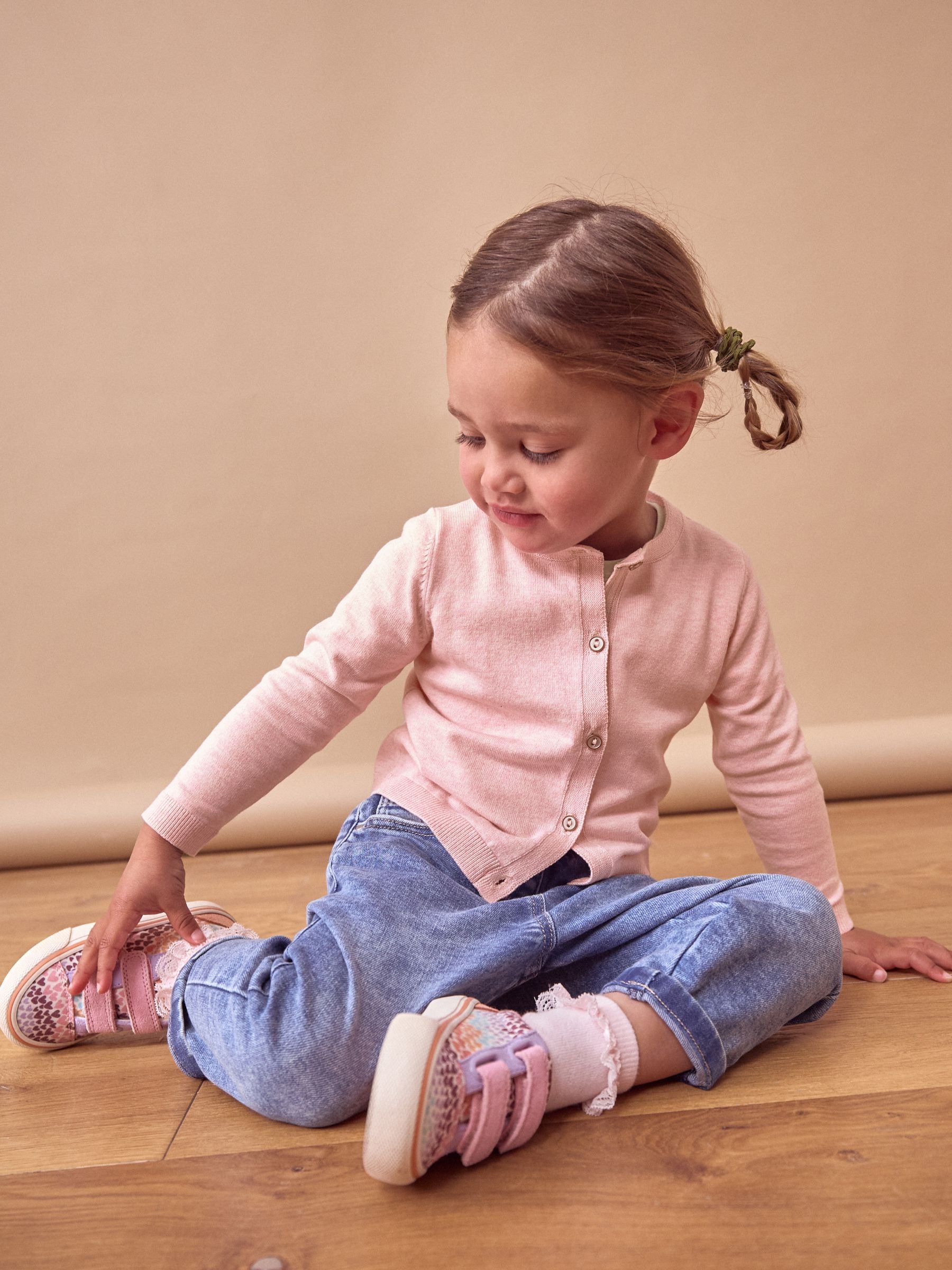 Dsiney Kidz - Pink Marl Cardigan (3mths-10yrs) image 1