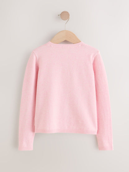 Dsiney Kidz - Pink Marl Cardigan (3mths-10yrs) image 5